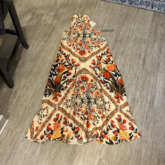 NWT Farm Rio Anthropologie Halter Maxi Dress Size XXS - Picture 3 of 9
